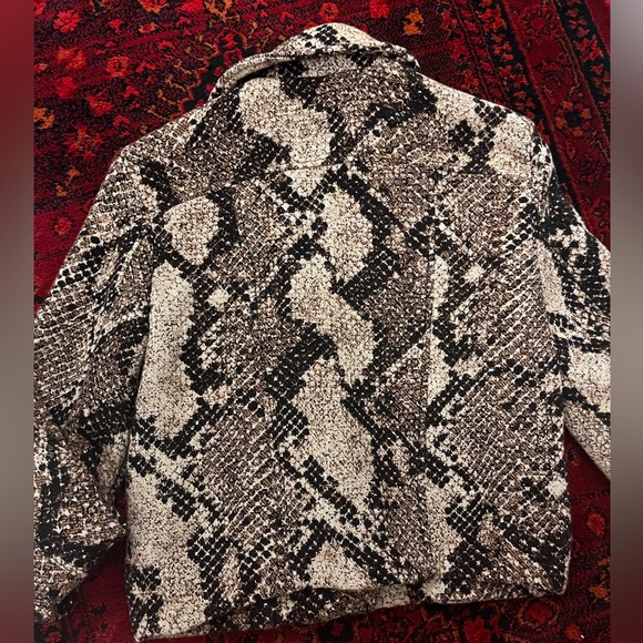 Snake print biker jacket - Picture 3 of 3